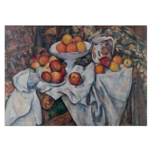 Paul Cezanne - Still Life, Apples and Oranges Cutting Board