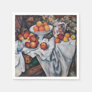 Paul Cezanne - Still Life, Apples and Oranges Napkin