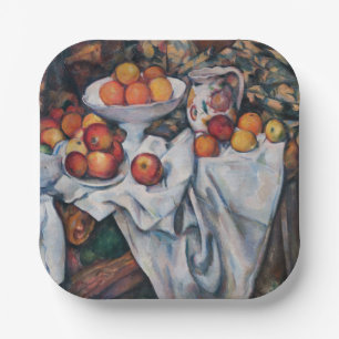 Paul Cezanne - Still Life, Apples and Oranges Paper Plate