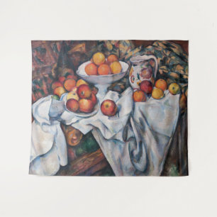 Paul Cezanne - Still Life, Apples and Oranges Tapestry