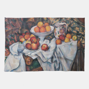 Paul Cezanne - Still Life, Apples and Oranges Tea Towel