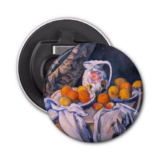Paul Cezanne - Still Life with a Curtain Bottle Opener (Front)