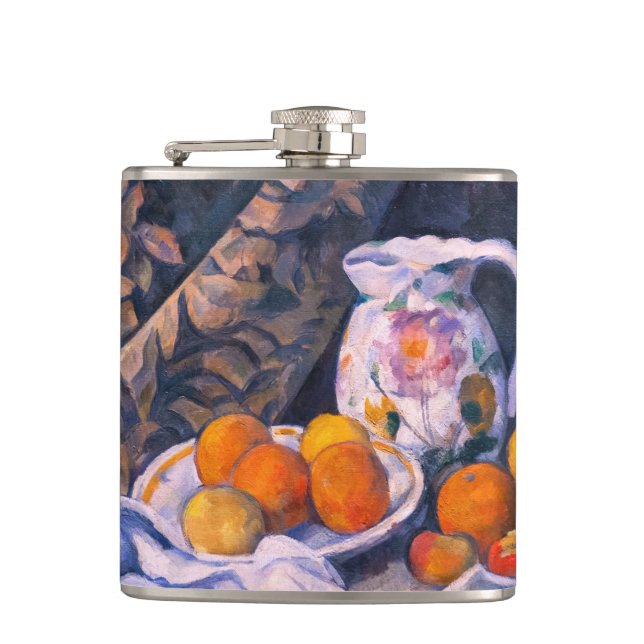 Paul Cezanne - Still Life with a Curtain Hip Flask (Front)