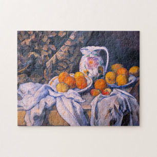Paul Cezanne - Still Life with a Curtain Jigsaw Puzzle