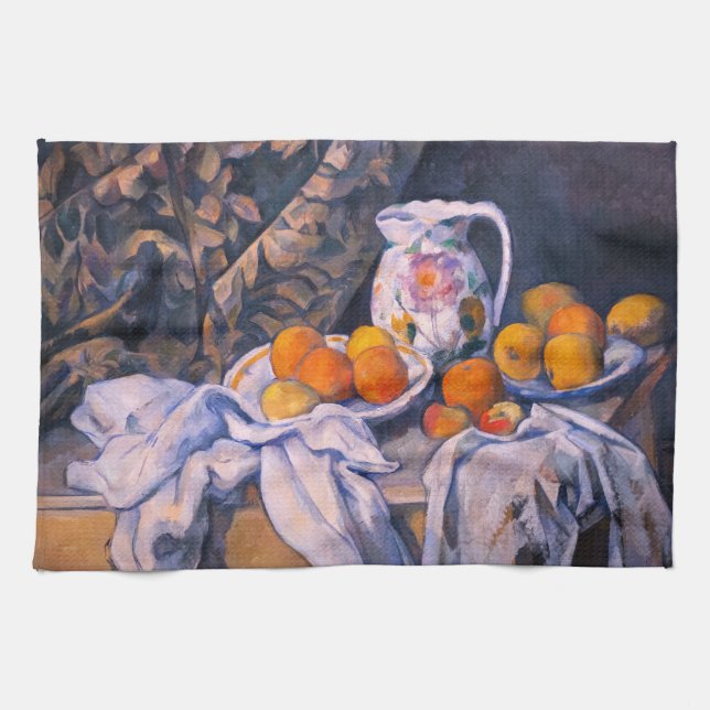 Paul Cezanne - Still Life with a Curtain Tea Towel (Horizontal)