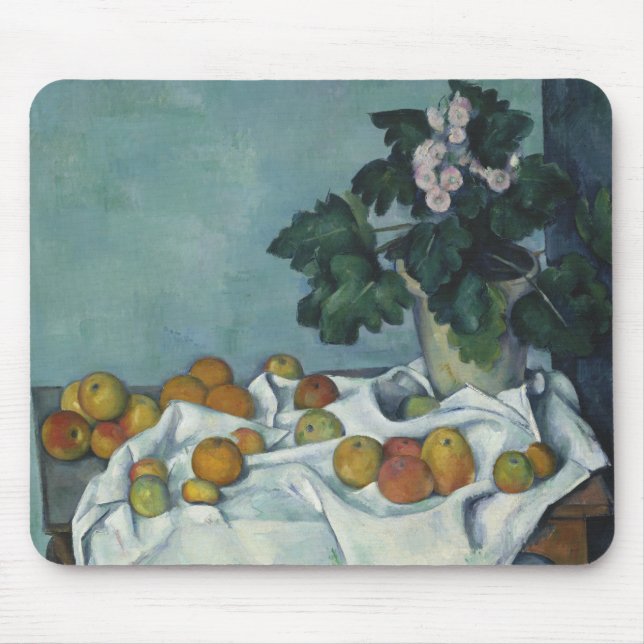 Paul Cezanne - Still Life with Apples and a Pot Mouse Pad (Front)