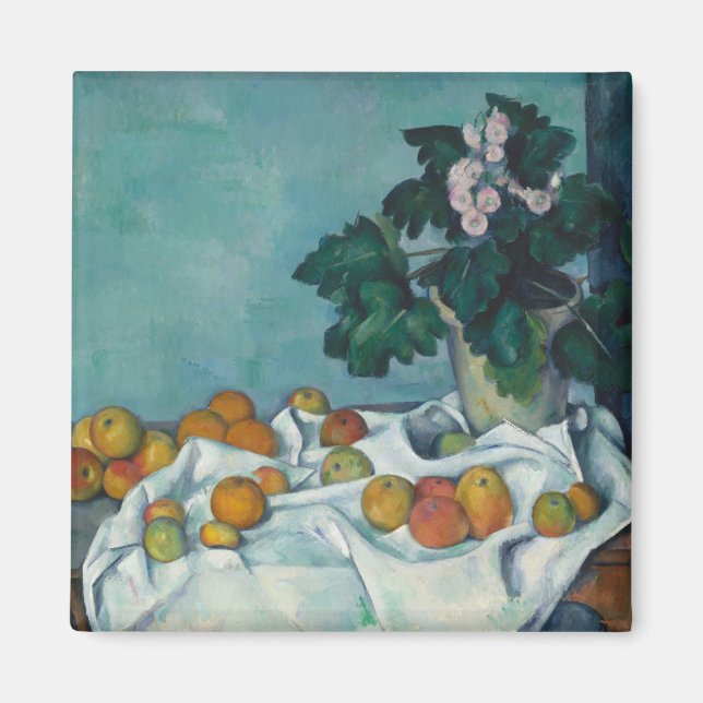 Paul Cezanne | Still Life with Apples and a Pot of Magnet (Front)