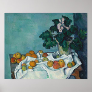 Paul Cezanne Still Life with Apples and a Pot of Poster