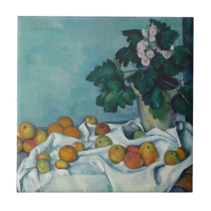 Paul Cezanne Still Life with Apples and a Pot of Tile