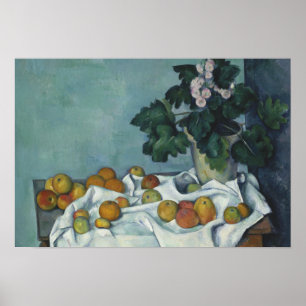Paul Cezanne - Still Life with Apples and a Pot Poster