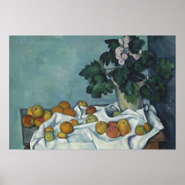 Paul Cezanne - Still Life with Apples and a Pot Poster (Front)