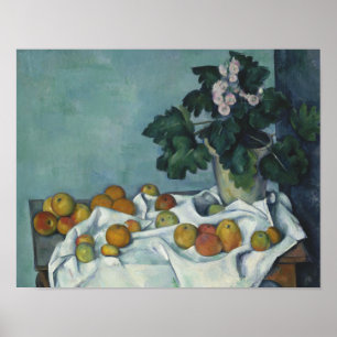 Paul Cezanne - Still Life with Apples and a Pot Poster