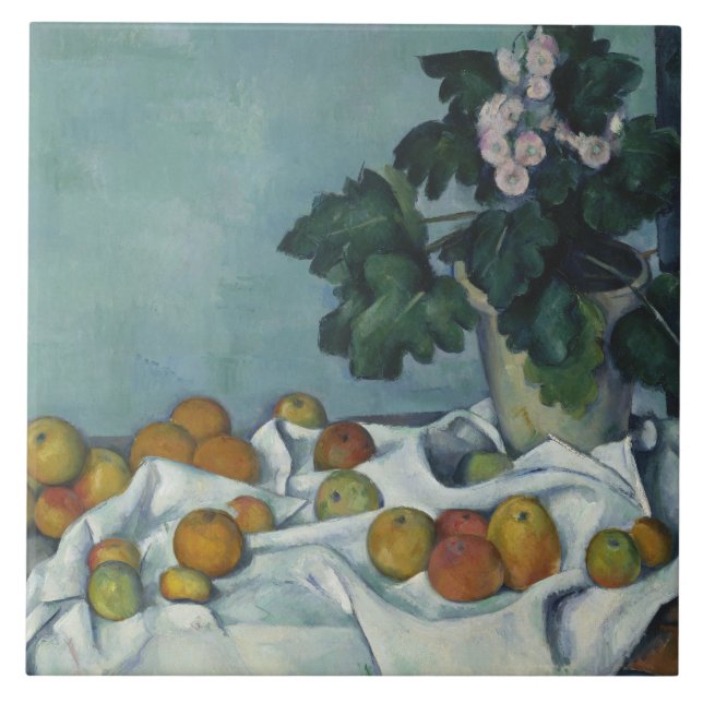 Paul Cezanne - Still Life with Apples and a Pot Tile (Front)