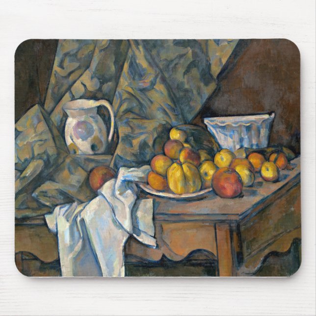 Paul Cezanne | Still Life with Apples and Peaches, Mouse Pad (Front)