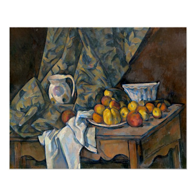 Paul Cezanne | Still Life with Apples and Peaches, Poster (Front)