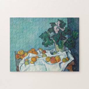 Paul Cézanne Still Life with Apples and Primroses Jigsaw Puzzle