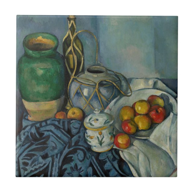 Paul Cezanne - Still Life with Apples Ceramic Tile (Front)