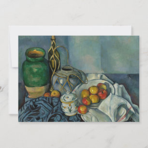 Paul Cezanne - Still Life with Apples Invitation