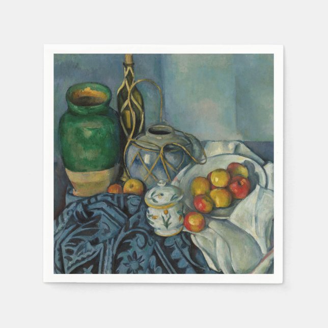 Paul Cezanne - Still Life with Apples Napkin (Front)