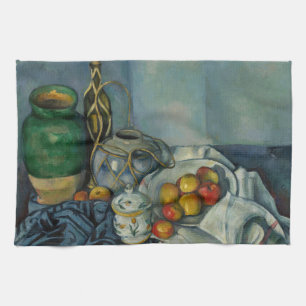 Paul Cezanne - Still Life with Apples Tea Towel