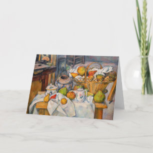 Paul Cezanne - Still Life with Basket Card