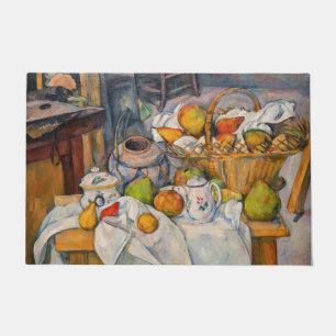 Paul Cezanne - Still Life with Basket Doormat