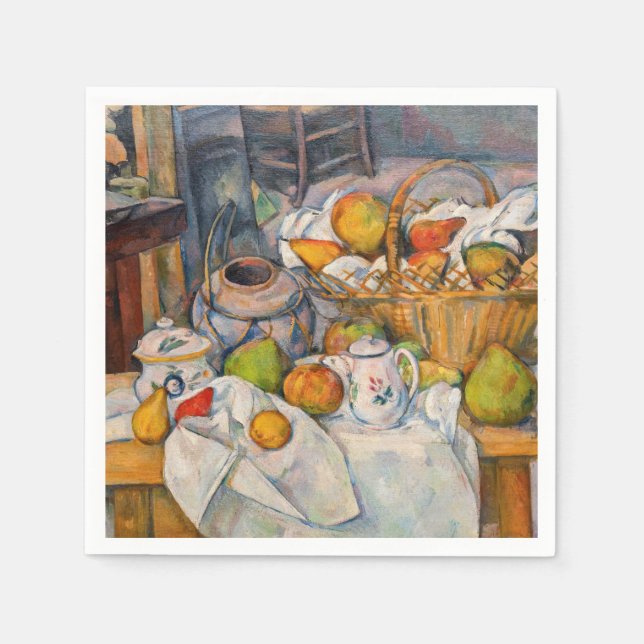 Paul Cezanne - Still Life with Basket Napkin (Front)