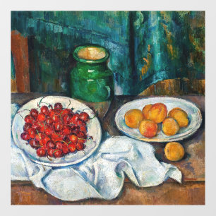 Paul Cezanne - Still Life with Cherries and Peachs