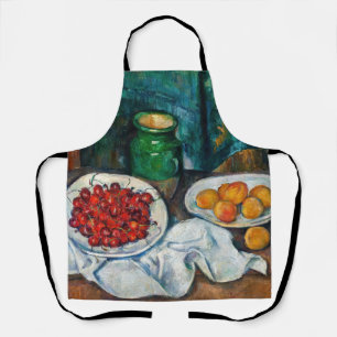 Paul Cezanne - Still Life with Cherries and Peachs Apron