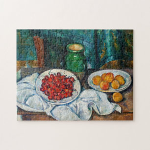 Paul Cezanne - Still Life with Cherries and Peachs Jigsaw Puzzle