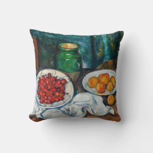 Paul Cezanne - Still Life with Cherries & Peaches Cushion