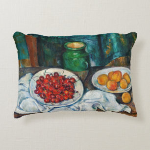 Paul Cezanne - Still Life with Cherries & Peaches Decorative Cushion