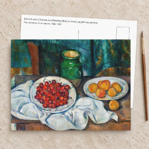 Paul Cezanne - Still Life with Cherries & Peaches Postcard