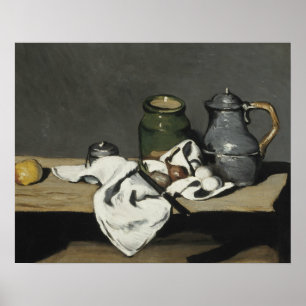 Paul Cezanne - Still Life with Kettle Poster