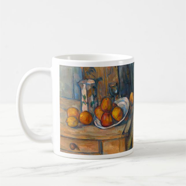 Paul Cezanne - Still Life with Milk Jug and Fruits Coffee Mug (Left)