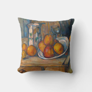 Paul Cezanne - Still Life with Milk Jug and Fruits Cushion