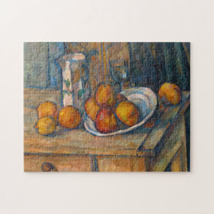 Paul Cezanne - Still Life with Milk Jug and Fruits Jigsaw Puzzle