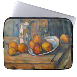 Paul Cezanne - Still Life with Milk Jug and Fruits Laptop Sleeve