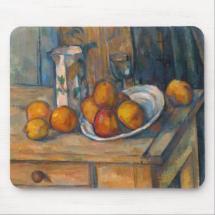Paul Cezanne - Still Life with Milk Jug and Fruits Mouse Pad