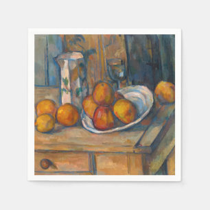 Paul Cezanne - Still Life with Milk Jug and Fruits Napkin