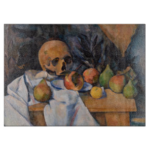 Paul Cezanne - Still Life with Skull Cutting Board