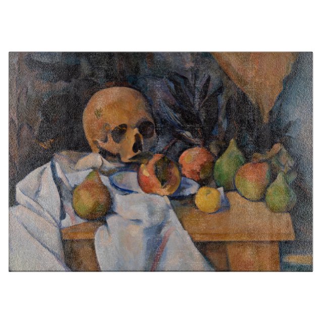 Paul Cezanne - Still Life with Skull Cutting Board (Front)