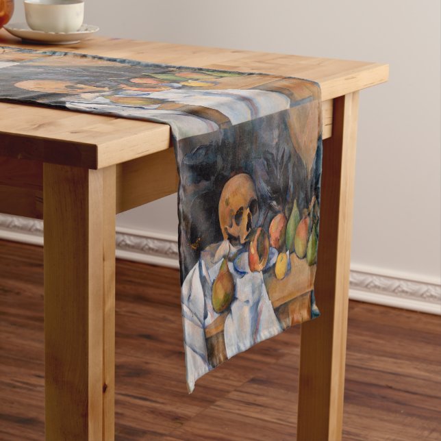 Paul Cezanne - Still Life with Skull Short Table Runner (In Situ)