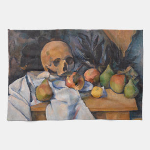 Paul Cezanne - Still Life with Skull Tea Towel