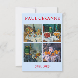 Paul Cezanne  - Still Lifes Masterpieces Selection Thank You Card