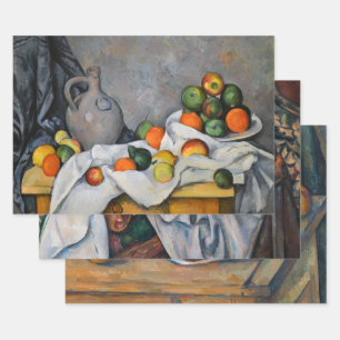Paul Cezanne  - Still Lifes Masterpieces Selection Wrapping Paper Sheet
