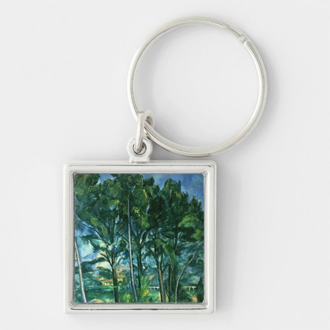 Paul Cezanne | The Aqueduct , c.1885-87 Key Ring (Front)