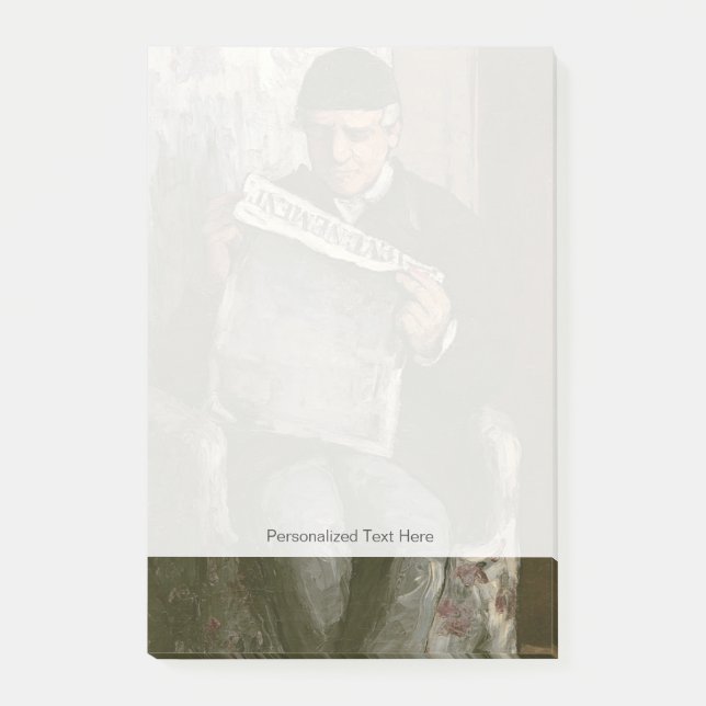 Paul Cezanne | The Artist's Father, Reading "L'�v� Post-it Notes (Front)