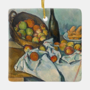 Paul Cezanne - The Basket of Apples Ceramic Ornament