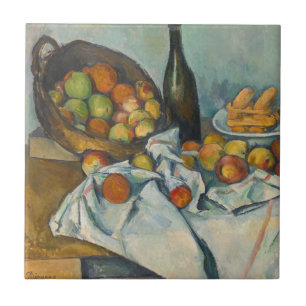 Paul Cezanne - The Basket of Apples Ceramic Tile
